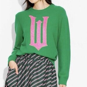 NWT - Adult Wicked W Graphic
Sweater - Green XS